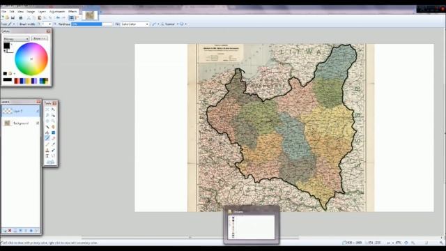 Historical Flag Maps Speedart #2 - Second Republic of Poland смотреть онлайн