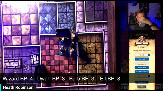HeroQuest Actual Play: The Mage of the Mirror - Elf Quest 4 Solo Play Dinner and a Boardgame # 027 смотреть онлайн