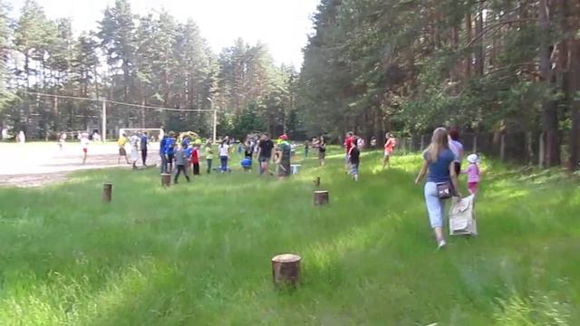 Детский лагерь "Радуга". Круговая эстафета_старшие. смотреть онлайн