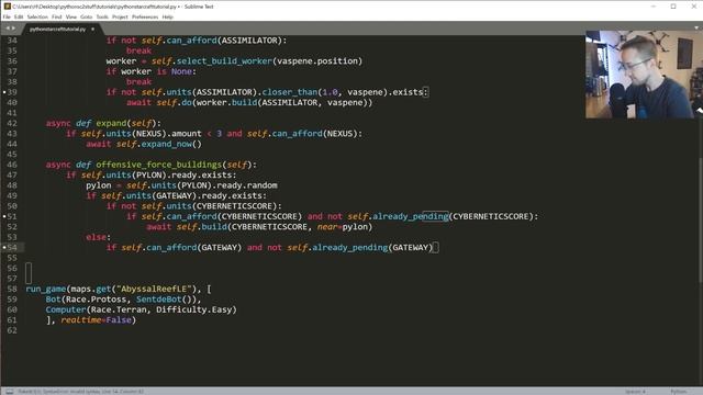 Building an AI Army - Python AI in StarCraft II tutorial p.4 смотреть онлайн
