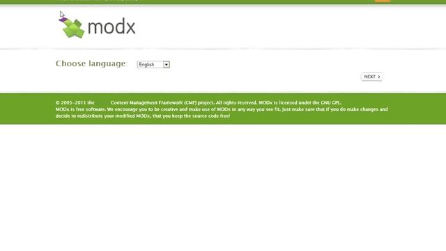 Руководство пользователя Modx. Установка системы Modx.