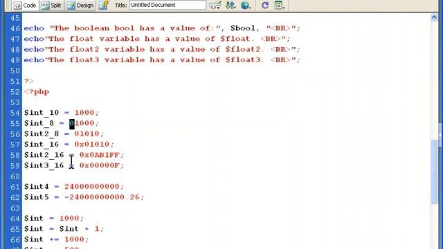 Integers in PHP смотреть онлайн