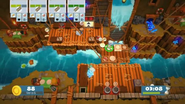 Trinity Gamerz Play Overcooked 2 #8(Tiger, Panda And Monkey)