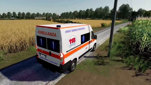 FARMING SIMULATOR 19 - MOD AMBULANZA FIAT DUCATO CON SIRENA смотреть онлайн