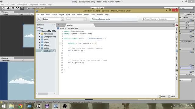 Unity - 2D Infinite Scrolling Background the Simplest Way смотреть онлайн