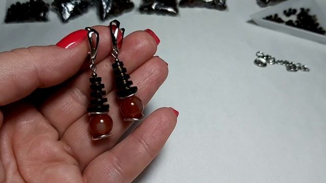 Мастер-класс. Браслет и серьги своими руками.