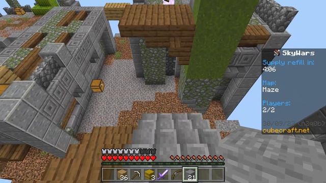 Playing Minecraft Cube craft skywars with xkujix (Bedrock Edition) смотреть онлайн