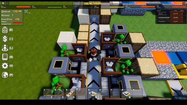 RoBlox UA . Граємо в Block tycoon {Спасибо за 75 подпишиков} смотреть онлайн