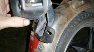 Блог. Установил подкрылки на альфу с двигателем от бензопилы.