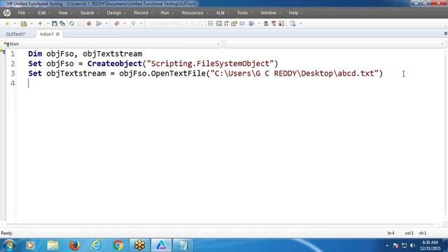 VBScript FileSystemObject смотреть онлайн