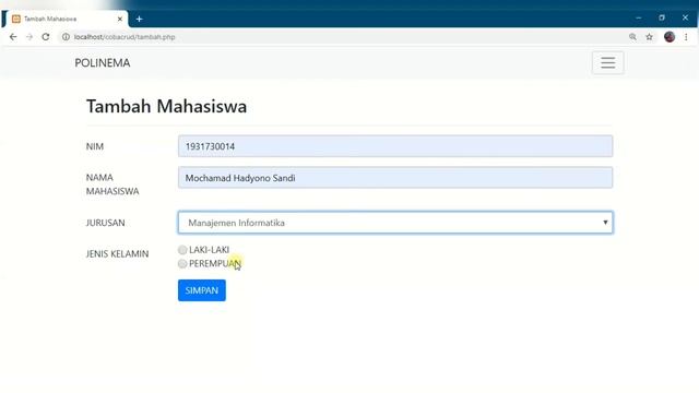 [1] PHP with Bootstrap - CRUD and Connection смотреть онлайн