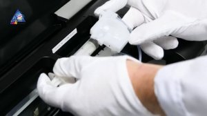 Удаление воздуха из шлейфа Epson L-серии на примере L800