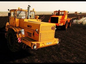 Кировцы К-710, К-700А, К-701, Т-150К пашут поле.