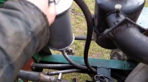 Установка насос дозатора на саморобний трактор 4х4 переломку