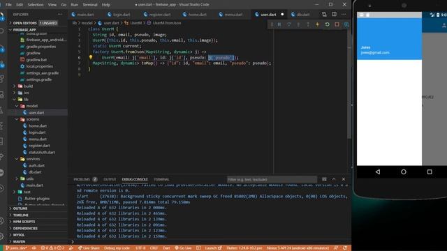 Flutter & Firebase #8 - Drawer User Menu смотреть онлайн