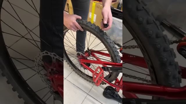Шипованные покрышки для велосипеда?!? смотреть онлайн