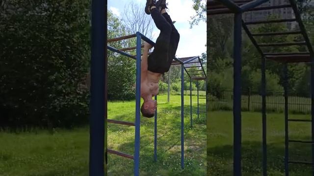 ласточка на турнике #спорт #ласточка #воркаут