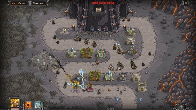 Kingdom Rush HD - The Dark Tower Heroic (Level 12) Hero - King Denas смотреть онлайн