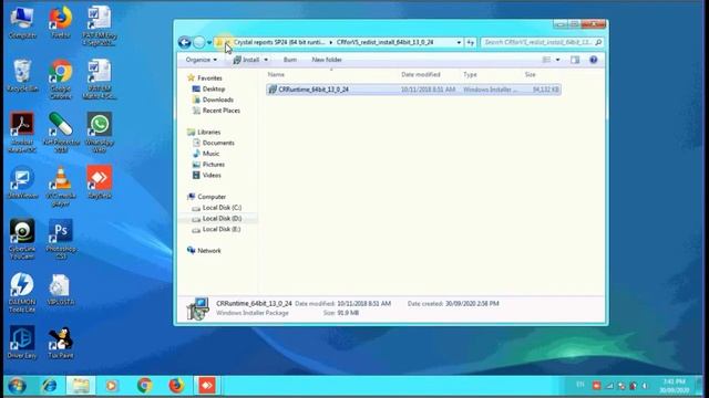 How to install Billing Software in Windows 7 x 64 Bit OS - Crystal report and SQL Server 2008 R2 смотреть онлайн