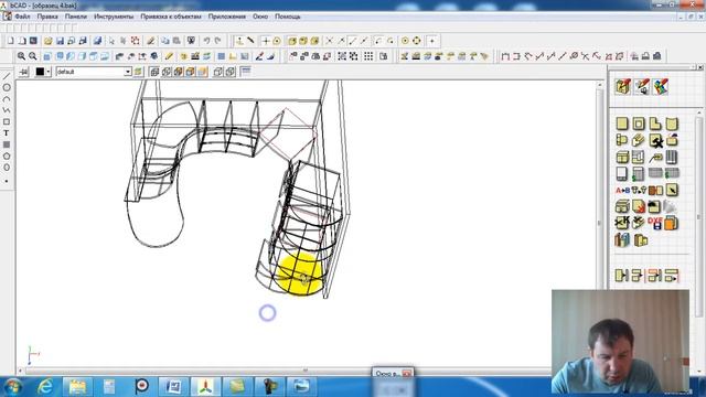 bcad Урок 53 Алгоритм проектирования "Круглой" кухни. смотреть онлайн