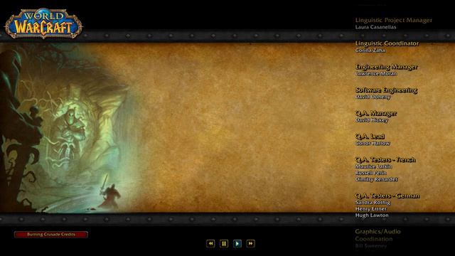 World Of Warcraft (2004) Credits