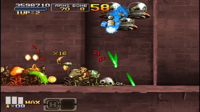 Metal Slug XX Marco No Death 올포로&올 점수 아이템 (Hard) смотреть онлайн
