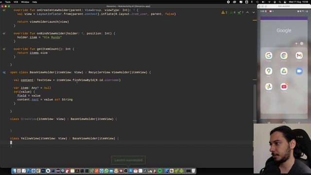 ANDROID AVANÇADO: GENERICS - O CÓDIGO KOTLIN DE UM JEITO QUE VOCÊ NUNCA VIU! смотреть онлайн