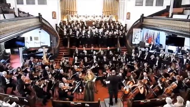 John Kraus conducting Poulenc Gloria Que Sedes Elizabeth MacDonald Soprano May 2016 смотреть онлайн