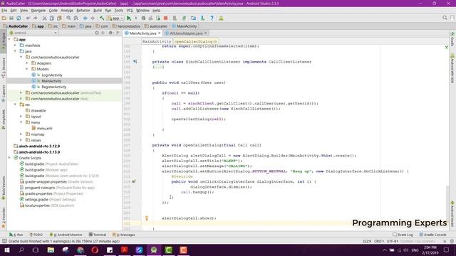 (Last Part) App to App Calling using Firebase & Sinch SDK Android Studio Tutorial смотреть онлайн