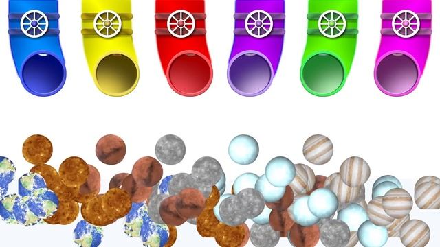 HUNGRY PLANETS for kids★Funny Planet comparison Game for BABY★Solar System Comparison★8 Planets siz смотреть онлайн