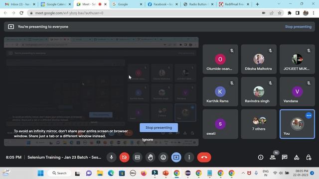 Selenium WebDriver with Java - Online Automation Testing Training - January 2023 Batch - Session 2 смотреть онлайн