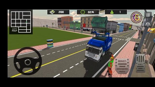 Garbage Truck Driver 2020:Trash Dump Cleaner|Android gameplay|#gameskillswithstyle#androidgames смотреть онлайн