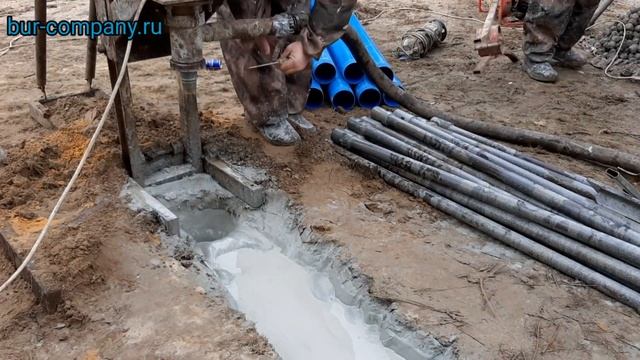 Бурение скважин, известняк . смотреть онлайн