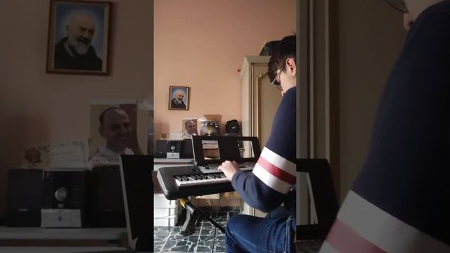 Sonatina in Sol Maggiore, Moderato (L. Van Beethoven) cover Yamaha ypt 260 смотреть онлайн
