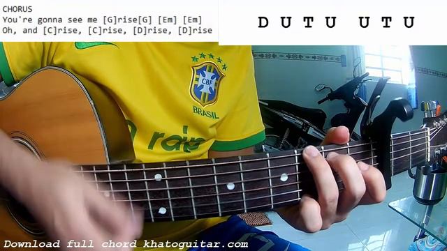 Calum Scott - Rise | Guitar Tutorial смотреть онлайн