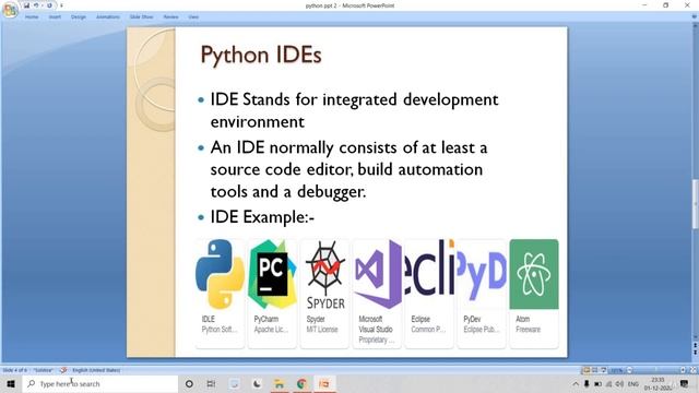 l2 Python Full Course-python IDE Installation смотреть онлайн