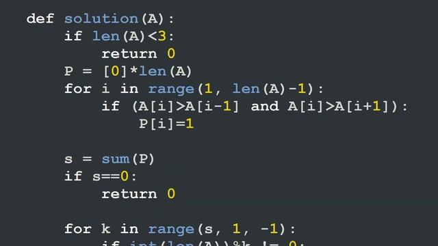 Peaks in Python and C++ Codility Solutions Lesson 10 смотреть онлайн
