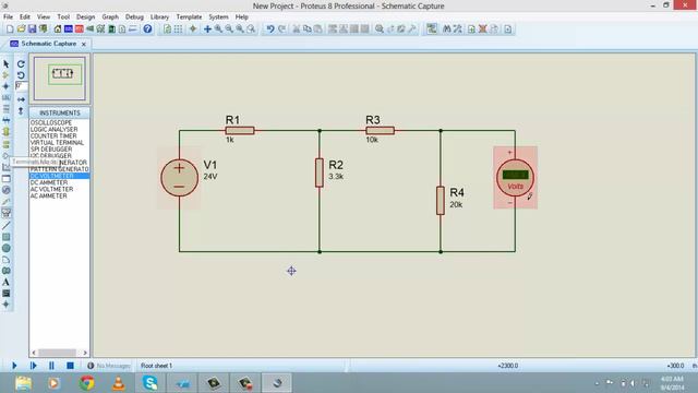 Voltage and current measurement using proteus tutorial#2 смотреть онлайн