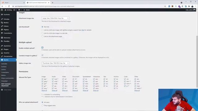 Como subir archivos desde los comentarios de WordPress смотреть онлайн