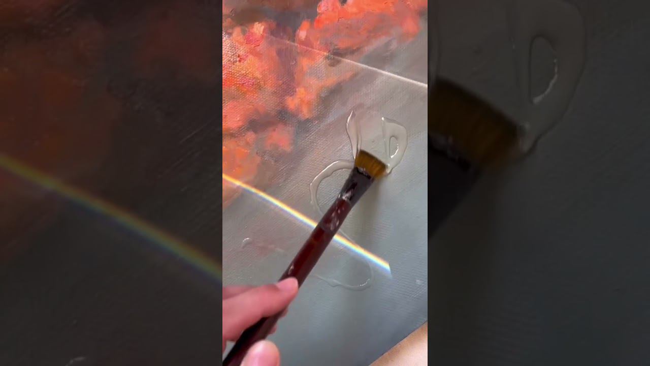 Тёплое закатное небо от Дарьи Могилёвой! Свою работу, она покрывает акрил-фисташковым лаком от ТАИР! смотреть онлайн