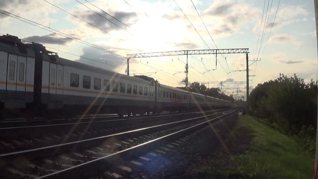 Электропоезд ЭП2Д-0184 ЦППК сообщением Зеленоград-Крюково - Ипподром смотреть онлайн