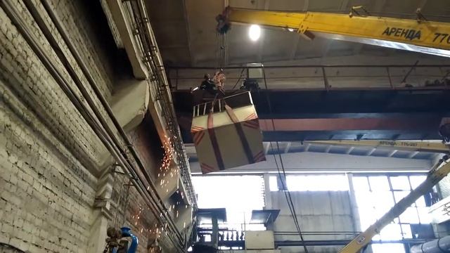 Демонтаж кабины мостового крана смотреть онлайн