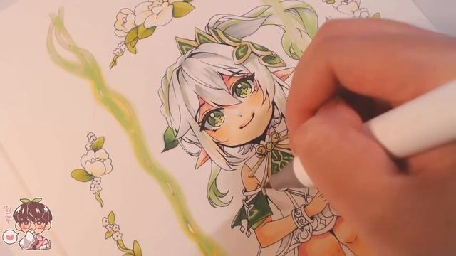 Trying out Ohuhu NEW 320 Alcohol Markers! смотреть онлайн