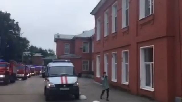 Пожар в Рязанской больнице им. Семашко смотреть онлайн