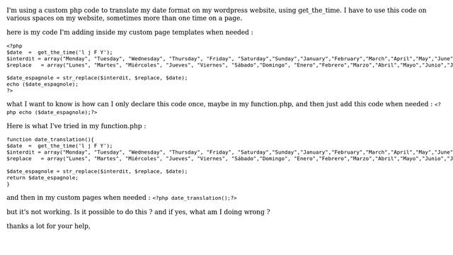 Wordpress: writing an unique php function to be used on my website смотреть онлайн