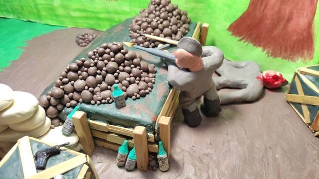 World War 2 in clay. Soviet Union vs NAZI. #2 смотреть онлайн