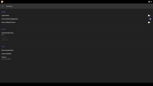 Duck Duck Go Privacy Browser