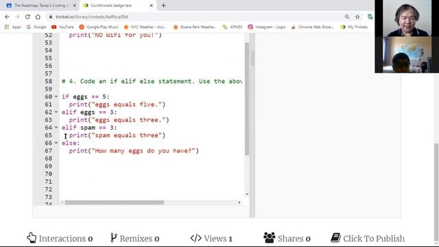 [06/30/2020] Private (Zoom online) Coding Lesson w/ Mr. Hun смотреть онлайн