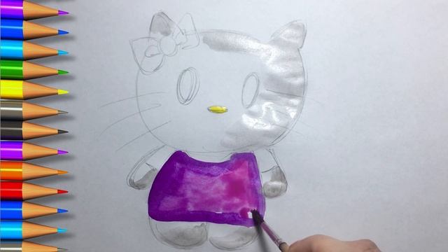 HOW TO DRAW HELO KITTY? смотреть онлайн
