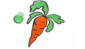 Рисуем Морковку с детьми